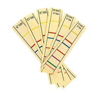 LIGIGWASH Pegatinas Fonéticas Accesorios Preocuparse Etiquetas Etiqueta Engomada Del Diapasón Etiqueta Engomada Del Dedo Marcadores De Trastornos Gancho Violonchelo Cinta De Dedo Amarillo