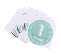 LIGIGWASH Pegatinas para Fotos de Ñiño 1 a 12 Meses Accesorio Fotográfico Mensual para Recién Nacido 1 Juego de Pegatinas Números y Símbolos para Álbumes de Recuerdos de Bebés