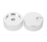 LIGIGWASH Perillas de Control Giratorias para Potenciómetro de Audio 2 Piezas Aleación de Aluminio Puro 32X13 MM Perillas de Volumen para Guitarra Eléctrica Repuestos para