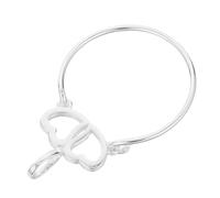 LIGIGWASH Porta Colgante para Collar Plata con Doble Minimalista Diseño Versátil para Anillo o Collar de para Mujer y Niña Eventos Diarios y Especiales