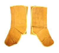 LIGIGWASH Protector de Calzado para Soldador de Piel Resistente al Calor Ignífugo y Cubre Zapatos para Trabajo de Soldadura Protección Flexible para Fábrica y Hogar