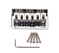 LIGIGWASH Puente De Guitarra De Cuerdas Placa De Tensión Para Guitarra y Ukelele De Inclinación Del Puente De Silla De Reemplazo De Instrumento Músical