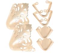 LIGIGWASH Puntera para Tacones Altos 2 Pares Metal Resistente al para Mujeres Decoración de Calzado Diseño Invisible
