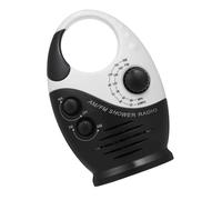 LIGIGWASH Radio de Ducha Portátil con Altavoz Inalámbrico Batería Recargable y Sintonizador Am FM para Baño y Exteriores