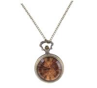 LIGIGWASH Reloj de Bolsillo Vintage y Cuarzo Unisex Tapa Abatible para Hombre y Mujer, Diseño Compacto y Ligero, Accesorio Elegante para Uso Diario y Fiestas