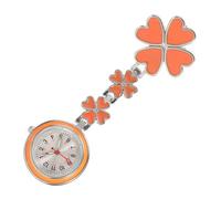 LIGIGWASH Reloj de con Clip Original para Mujer Diseño Floral Bolsillo Durable y Fácil de Usar para Hospital y Estudiantes