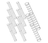 LIGIGWASH Resortes de Compresión para Bolígrafo 0,5x4x30 Mm de Acero Inoxidable 10 Piezas Muelles de Presión Mecánicos para Recambios de Oficina y Escuela