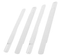 LIGIGWASH Riel Deslizante Para Cajones 4 Piezas Guías Autoadhesivas HIPS Para Muebles Cocina Oficina Caja Almacenamiento 10.39X1.18X0.39In Fácil Montaje