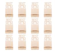 LIGIGWASH Soporte de Teléfono de Madera para Escritorio 12 Piezas, Base de Madera para Móvil, Accesorio de Escritorio Portátil Adecuado para Oficina, Hogar y Manualidades DIY del