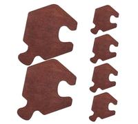 LIGIGWASH Tapetes De Madera para Cerveza Almohadillas De Rompecabezas De Mesa Decoración De Bar
