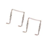 LIGIGWASH Tornillos para Abrazadera de Barbilla de Violín 4/4 Chapados, 2 Piezas Repuesto Duradero para Accesorios de Violín y Reparación