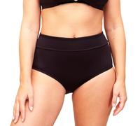 LIGNE V - Bikini Menstrual Cintura Alta de Bañador para Mujer - Absorción Moderada - Adecuado para Adolescentes - Ideal para Reglas en la Piscina o en la Playa - Bikini Menstrual Talle Alta Negro