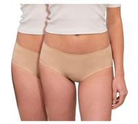 LIGNE V - Lote de de 2 bragas mensuales no visibles - Protección lavable y ecológica - Flujo ligero a abundante - Absorbentes y antifugas - Adolescentes y mujeres grandes y piel, Lote (2) XL