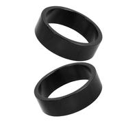 LIGSLN 2 auriculares de aleación de aluminio para bicicleta, arandelas de vástago de bicicleta de carretera, espaciadores de 28,6 mm, arandela de vástago de horquilla delantera duradera