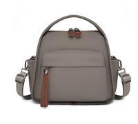 LIGSLN Bolso cruzado de nailon súper ligero con correa ajustable, múltiples bolsillos, para viajes, trabajo, artículos esenciales, moderno, unisex, Khaki, One Size