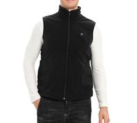 LIGSLN Chaleco de calefacción eléctrica de 3 temperaturas, calor rápido en minutos, chaleco de tela elástica para alivio de cintura, uso al aire libre, familia y ancianos