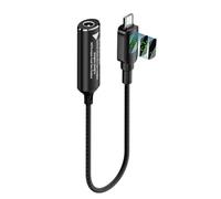 LIGSLN Convertidores de entrada tipo C de disipación rápida del calor, cuerpo de metal, conectividad sin costuras para viajes de negocios, convertidores de cable digital