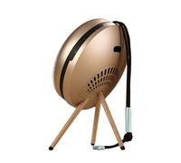 LIGSLN Soporte de altavoces estéticos modernos para un segundo sonido premium y posicionamiento seguro en escritorios o estantes, accesorio de sonido de madera sostenible