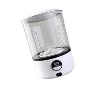 LIGSLN Taza de lavandería automática compacta para prendas delicadas, limpieza abstracta, tecnología de duda, proceso de lavado visible, tamaño de taza, ropa portátil