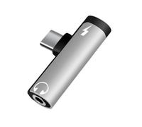 LIGSLN Tipo de doble función CREATE To 3.5mm Sound Link con puerto de carga, mezcla de aluminio, plan denso, acuerdo global para teléfonos inteligentes, denso, doble puerto, USB, CREATE Link, mezcla