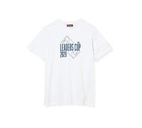 Ligue Nationale de Basket T-Shirt Disneyland Paris Leaders Cup 2020 Camiseta, Niño, Blanco, FR : XXS (Taille Fabricant : 10 ANS)