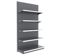 LIGUIEN Estantería para Tiendas Minoristas, Estanterías de Supermercado, Estanterías de 5 Niveles para Refrigerios, para Supermercados Y Comestibles, Farmacias Y Garajes(90x43x165cm/35x17x65)