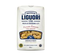 Liguori Pasta de trigo Tofe N48 - Rigate mejillones, 100% italiana, Igp, 500 g