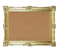LIGUORO SHOP Marco grande rectangular de estilo barroco falso vintage shabby chic para fotos póster pintado 86 x 67 cm (dorado)