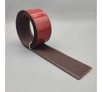 LIGUOYI Cinta Antideslizante para Peldaños Y Escalera 6cm 8cm 10cm × 5 M 10m Tiras PVC Antideslizante, Cinta Abrasiva Impermeable para Suelos, Rampas Interiores Y Exteriores(Brown,10cmx10m)