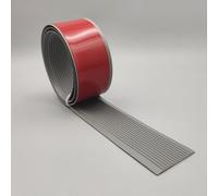 LIGUOYI Cinta Antideslizante para Peldaños Y Escalera 6cm 8cm 10cm × 5 M 10m Tiras PVC Antideslizante, Cinta Abrasiva Impermeable para Suelos, Rampas Interiores Y Exteriores(Gray,8cmx5m)