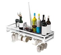 LIGUOYI Soporte para Copas De Vino De Pared, Colgador Copas Ahorra Espacio Soporte para Copas De Vino Tinto Fácil De Instalar, En La Cocina,Bar O Restaurante Duradero Estante De Copas De Vino