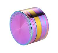 LIHAO 2" Grinder 4 Piezas Grinder Metálico con Rascador Polen para Hierbas y Especias (5cm, Multicolor)