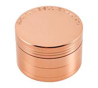 LIHAO 2" Grinder 4 Piezas Grinder Metálico con Rascador Polen para Hierbas y Especias (5cm, Rosa-Oro)