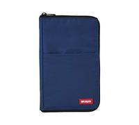 Lihit Lab Estuche delgado para bolígrafos/lápices, ancho, 0.7 × 5.5 × 8.5 pulgadas, índigo (A7653-11)