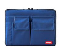Lihit Lab Funda para portátil con bolsillos de almacenamiento (bolsa en bolsa), 7.1 x 9.8 pulgadas, Indigo (A7553-11N)