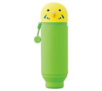 LIHIT LAB PuniLabo - Estuche para bolígrafos (Soporte para bolígrafos), Parrot, 1 Count (Pack of 1), Mediano: 2.4 x 7 Pulgadas