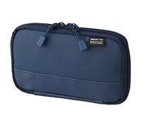 Lihit Lab.Smart Fit - Estuche compacto para lápices y bolígrafos, color azul marino