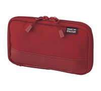 Lihit Lab.Smart Fit - Estuche compacto para lápices y bolígrafos, color rosso