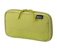 Lihit Lab.Smart Fit - Estuche compacto para lápices y bolígrafos, color verde amarillo