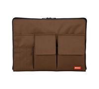 Lihit Lab Teffa Bag in Bag - Size A4 (13.8" 9.4") - Brown (japan import)