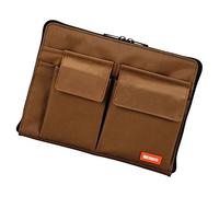 Lihit Lab Teffa Bag in Bag - Size A5 (10" X 7.1") - Brown [Office Product]