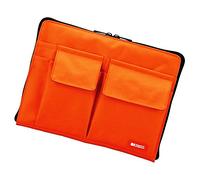Lihit Lab Teffa Bag in Bag - Size A5 (10" X 7.1") - Orange [Office Product]