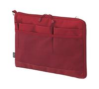 LIHITLAB Funda para portátil, Repelente al Agua y a Las Manchas, Horizontal, 13.4 x 9.8 Pulgadas, Rojo (A7681-3)