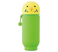 LIHITLAB PuniLabo - Estuche para bolígrafos (Soporte para bolígrafos), Parrot, 1 Count (Pack of 1), Grande: 2.9 x 8 Pulgadas