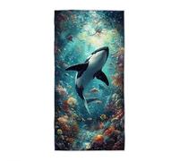 Lihogbo Toalla Playa Ballena, Toalla Playa Grande 75x150cm, Toallas Baño Anti-Arena, Toallas para Viaje de Secado Rápido para Adultos, Natación, Deporte, Regalos Originales para Mujer -417