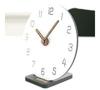 LIHUAN Reloj De Sobremesa Salón De Reloj De Mesa Decoración Simple Péndulo Reloj Creativo Pequeño Reloj,A-7inch