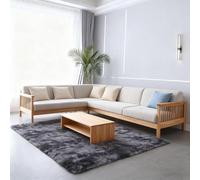 LIHUANE Alfombra Mullida 70 x 250 cm Antideslizante y Resistente Alfombra Muy Suave Fácil Cuidado para Dormitorio, Comedor, Pasillo, Interiores, Gris Oscuro