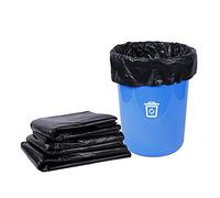 Lihuzmd 100 Bolsas de Basura Negras Grandes, de Gran Capacidad y dureza Las Bolsas de Basura de plástico PE Son adecuadas para centros de saneamiento de hoteles de jardinería,95x120cm