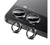 Liilaa 2 Juegos Protector de Lente de Cámara para Xiaomi POCO X7 Pro 5G, 9H Dureza Anti Arañazos Protector Camara Vidrio Templado, HD Individuo Metal Cristal Templad - Negro