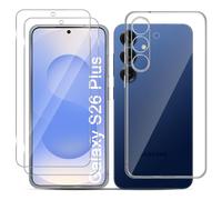 Liilaa Funda para Samsung Galaxy S26+ 5G y Protector de Pantalla [ 1+2 pack ], 9H Dureza Film Cristal Templado,Transparente Ultra Delgada Suave TPU Antigolpes y Anti-Arañazos Caso Case